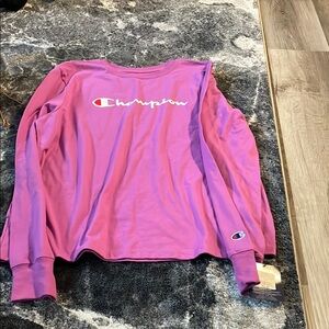 Champion Purple Long Sleeve Shirt